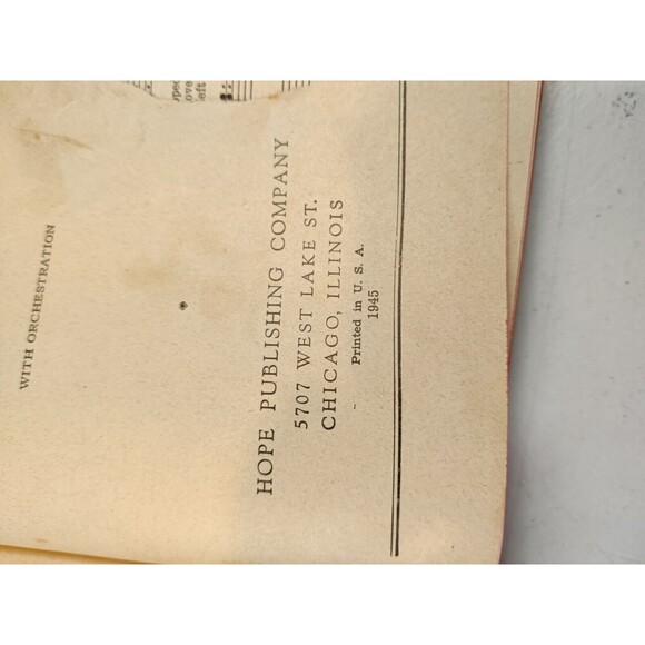 Hymns of Praise Numbers One And Two Combined-1945 Hope Publishing Company - Picture 15 of 16